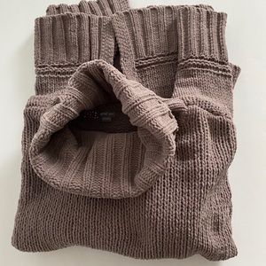 Aerie chenille oversized turtleneck sweater medium